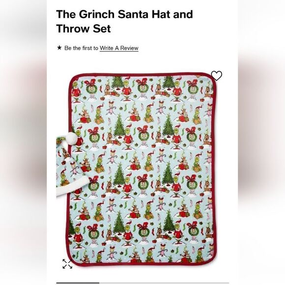 Grinch throw set - Picture 3 of 5